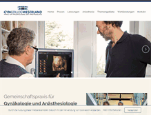 Tablet Screenshot of gyncollegweserland.de